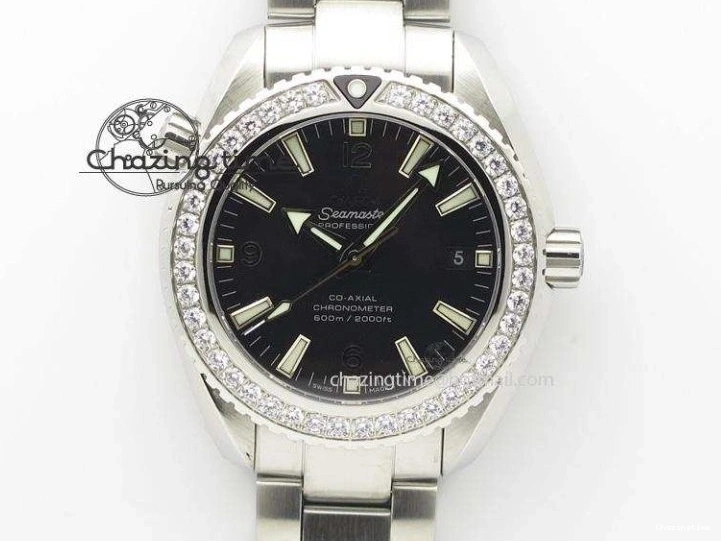 0502 Planet Ocean 45mm Real Ceramic BP-Maker Best Edition Black Dial On Nylon Rubber Strap A TopPick 8185